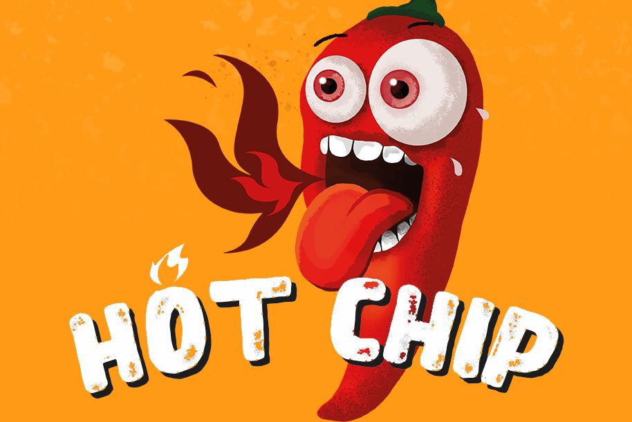 HOT CHIP ilustracija ljute papričice