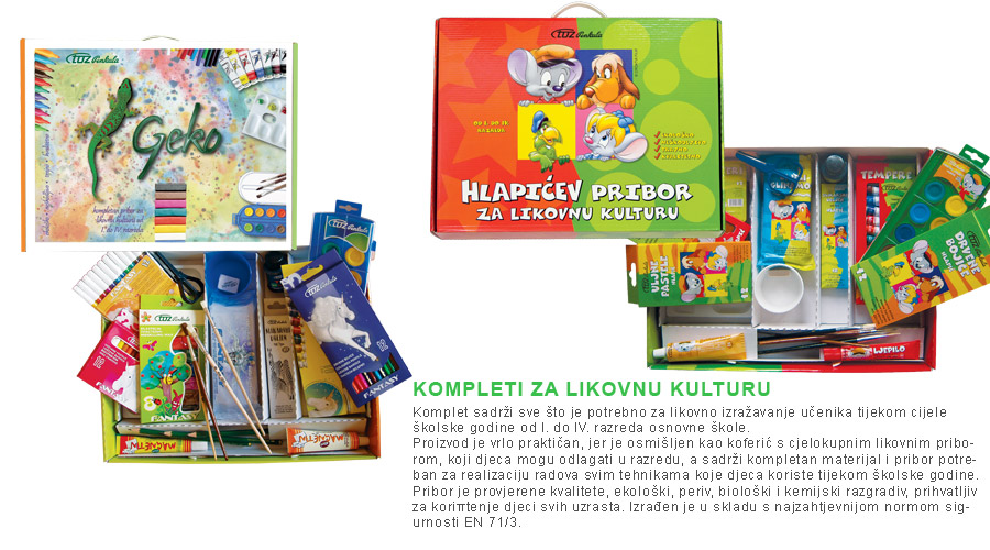 SET za likovni odgoj GEKO Baltazar
